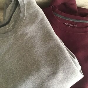 Father’s Day Sweatshirts Medium Grey & Maroon Great Condition